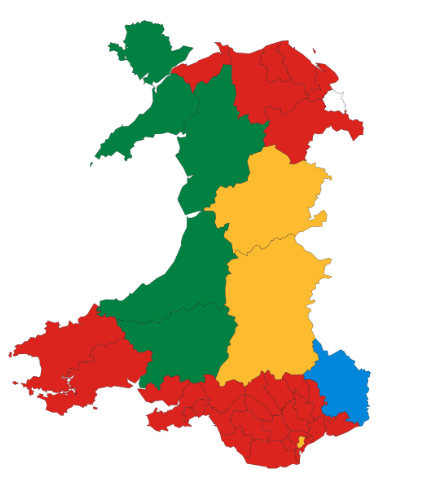 South Wales Map